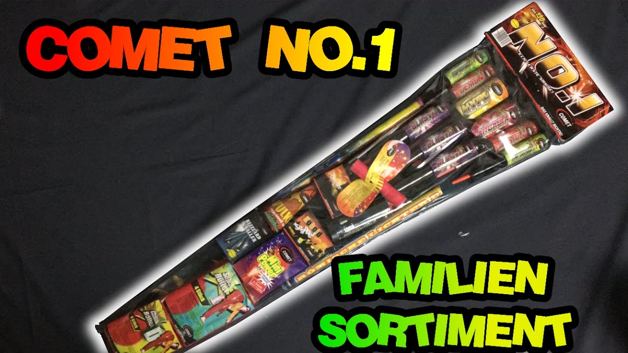 Comet NO.1 Raketensortiment | Familiensortiment | Schöner Mix von allem