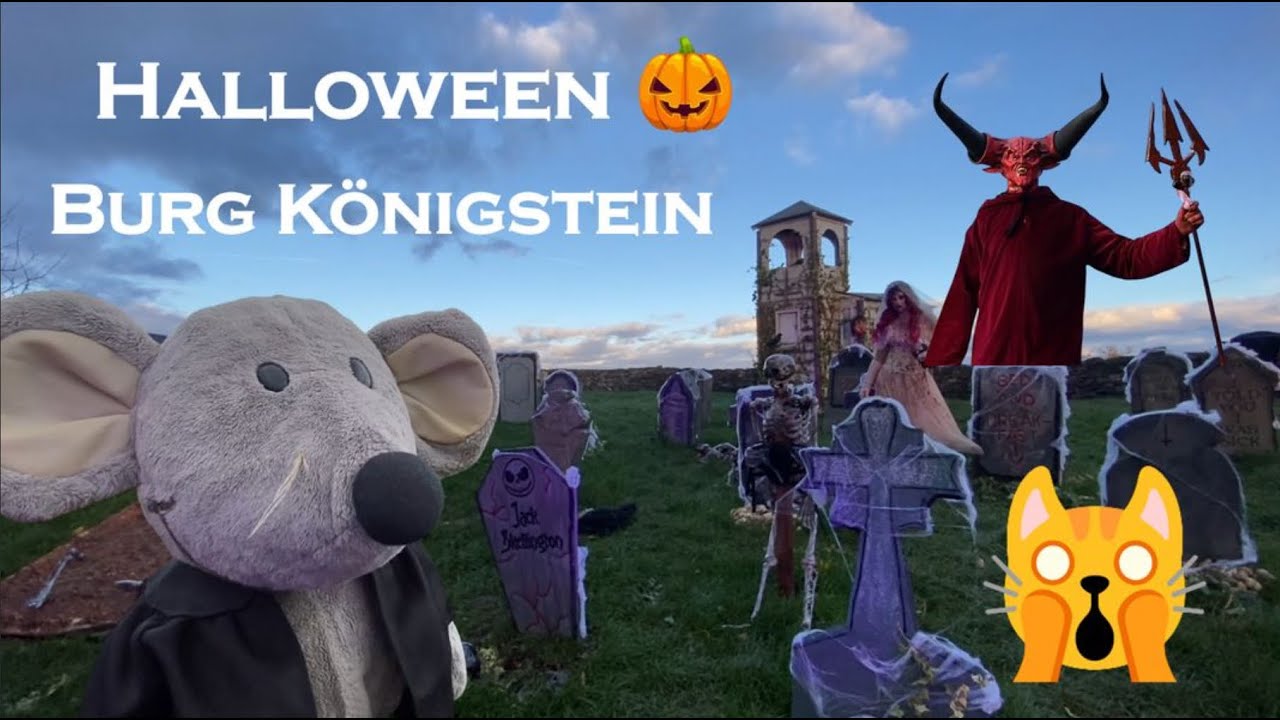 Dr Mausi Halloween auf Burg Königstein 💀🎃🙀