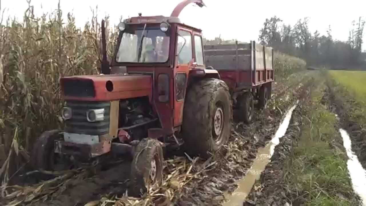 Massey Ferguson 178 i Pottinger MEX II S siliranje u blatu