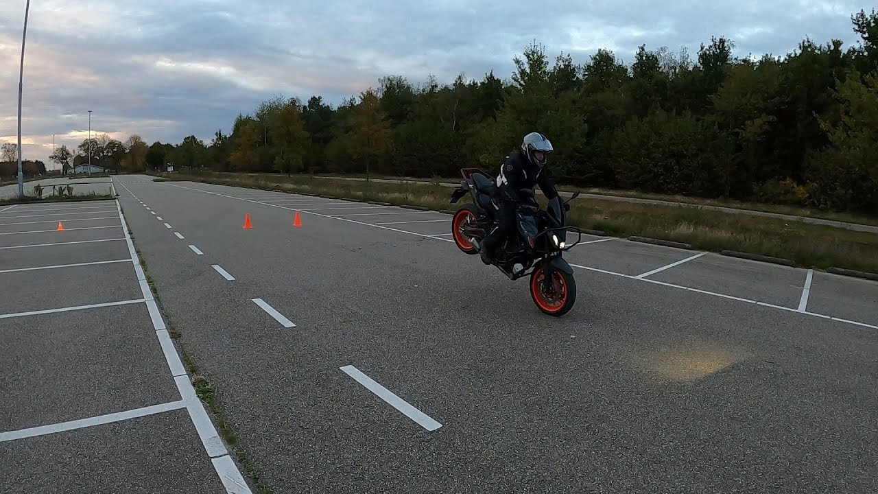 Motor rijles Voertuigbeheersing Noodstop