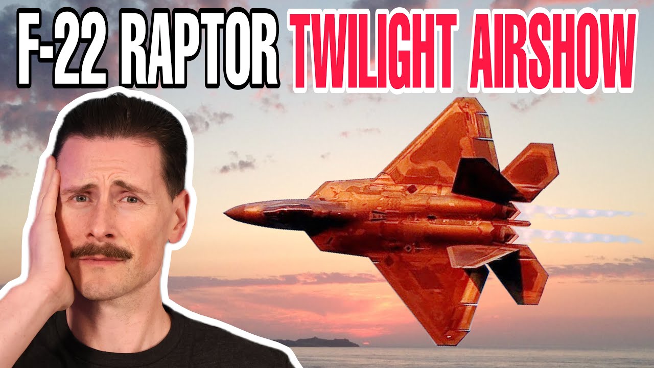 Fighter Pilot Reacts to TWILIGHT F-22 Raptor AIRSHOW Demonstration