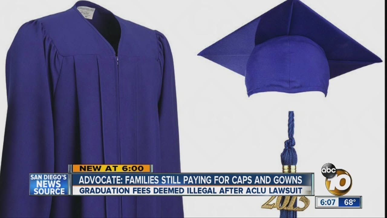 Advocate: Families still paying for caps and gowns