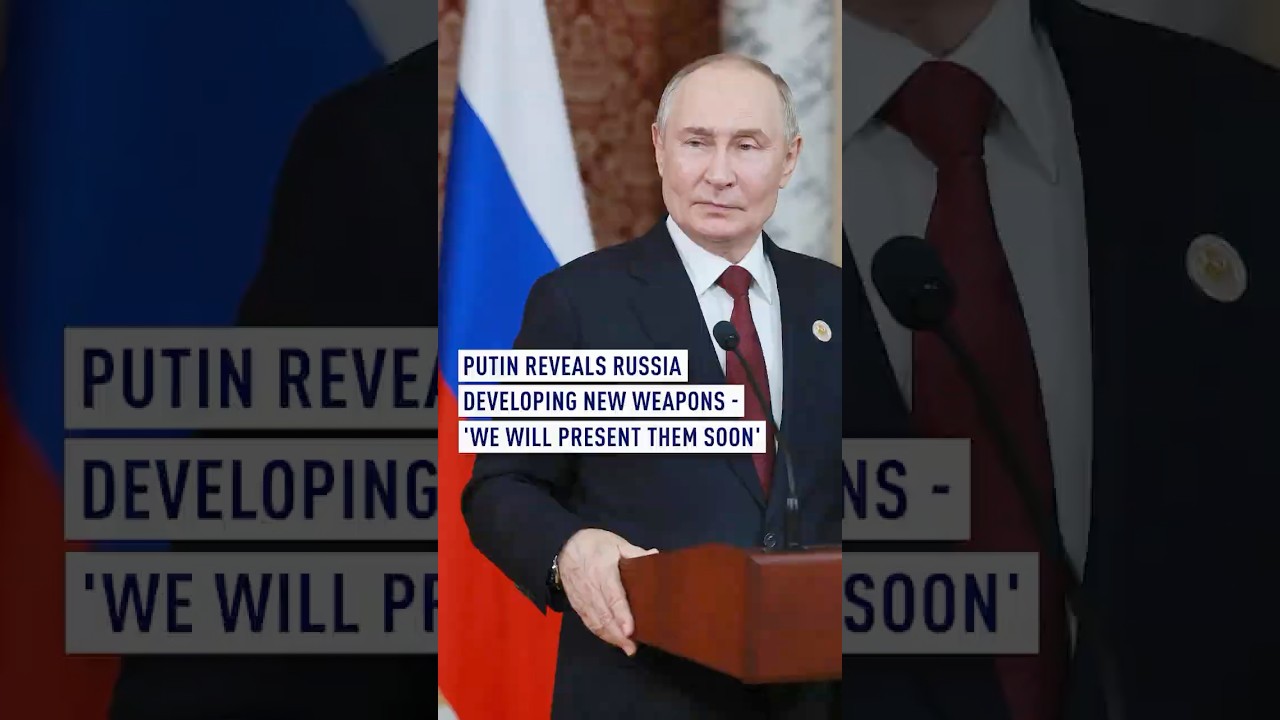Putin reveals Russia developing new weapons - 'We will present them soon'