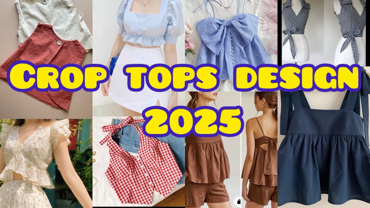 Beautiful simple crop top | Casual croptop | stylsh crop top design 2025 ❣️