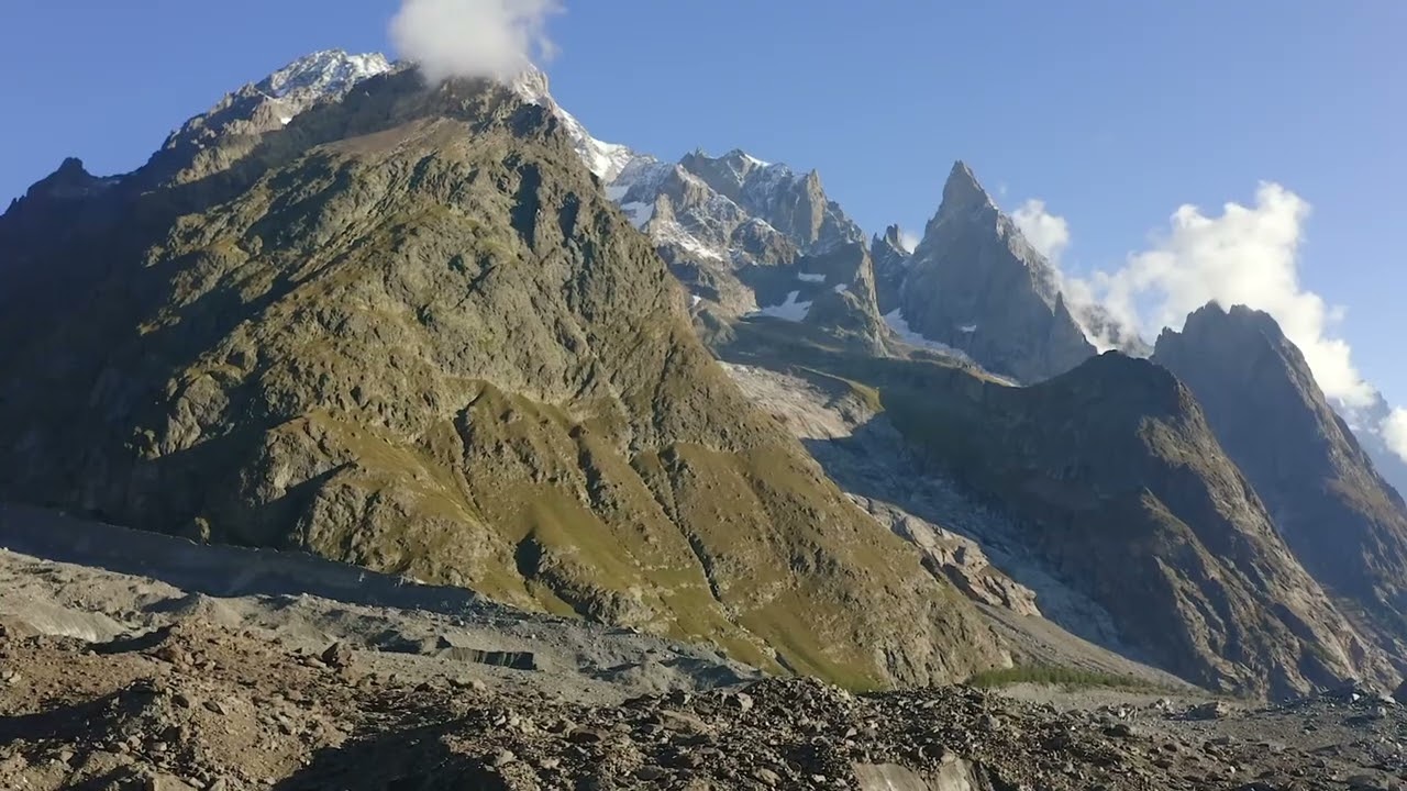 The Young Wizard's Aerial Journey Over the Eternal Mountains | Ambience 4K | Relaxing Nature Sound