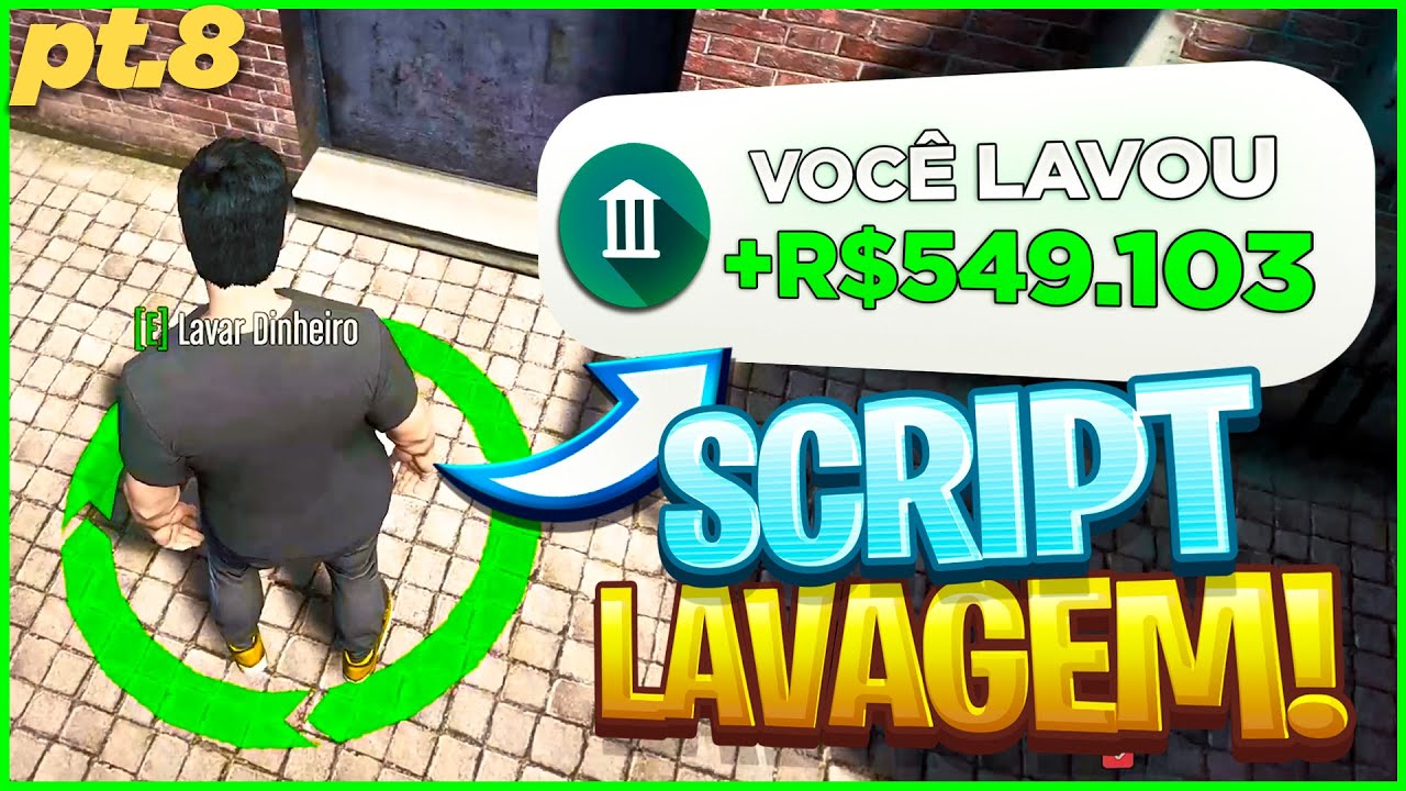 Como Colocar SCRIPT de LAVAGEM DE DINHEIRO na SUA CIDADE de GTA RP! (pt.8)