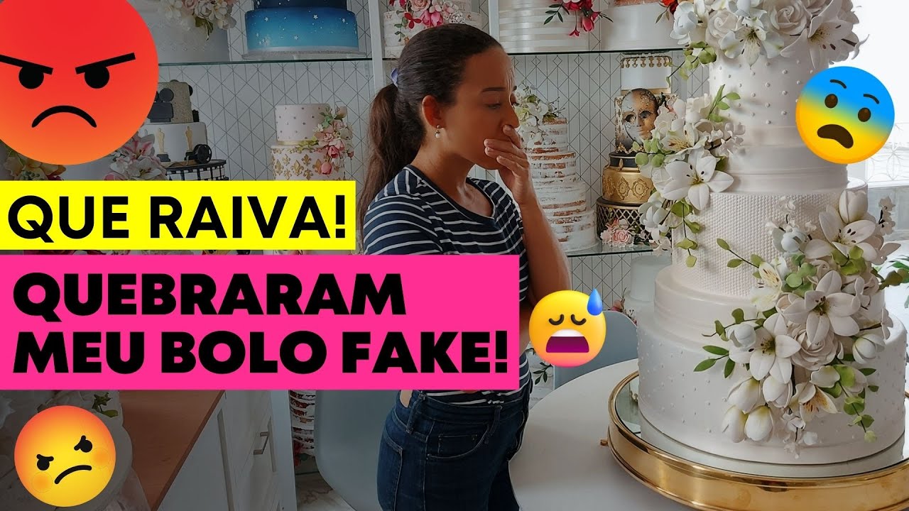 Como reparar seu Bolo Fake de massa corrida