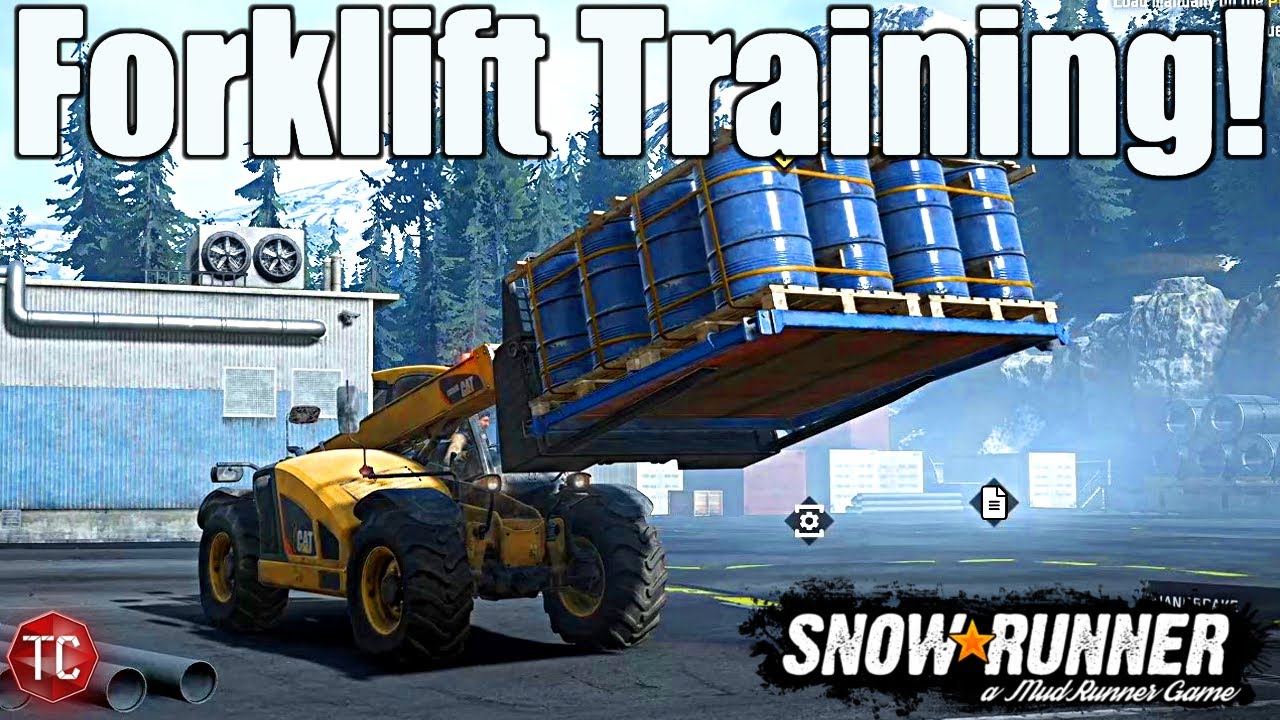 SnowRunner: FORKLIFT TRAINING in The Yukon!