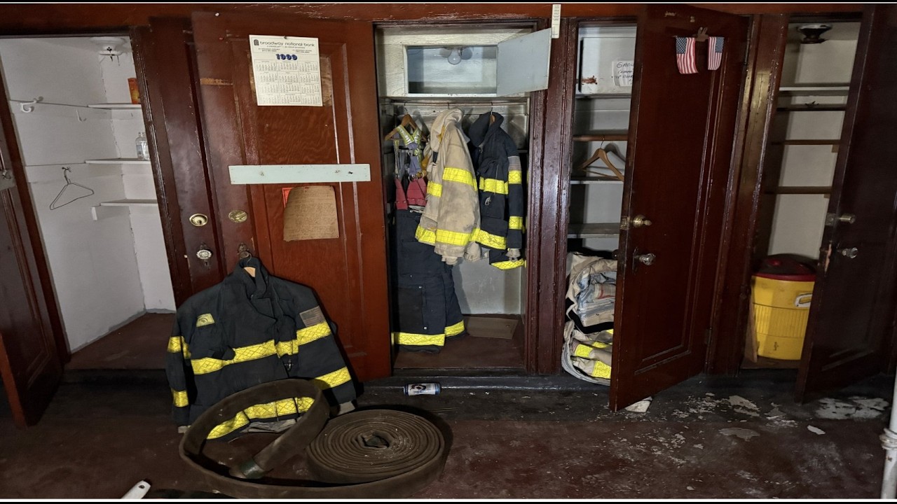 Abandoned Fire Station Vacated A Decade Ago Sits Silent With Everything Left Behind