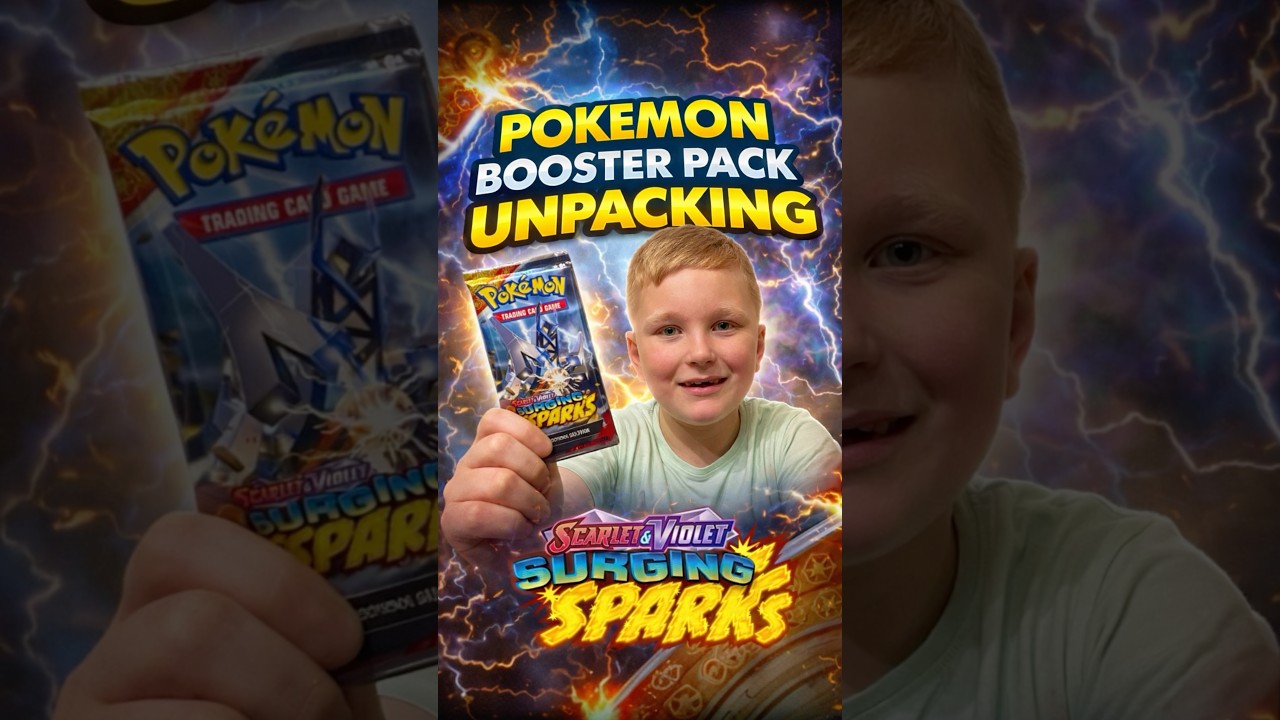 🔥POKEMON SURGING SPARKS BOOSTER UNPACKING ⚡️| LIKE & SUBSCRIBE !