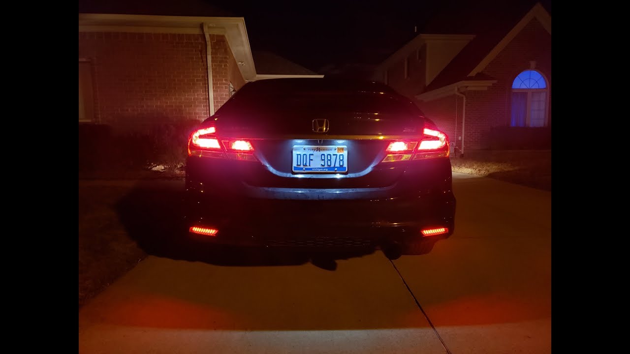 9th gen Civic SI Rear Foglight Install