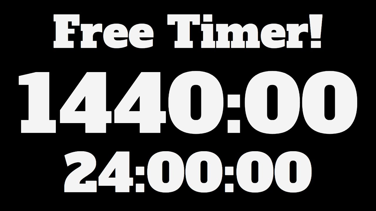 VHS 1440 Min / 24 Hour Timer