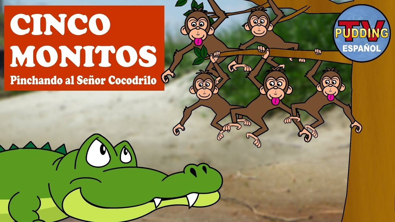 Cinco Monitos - Canciones infantiles en Espa&ntilde;ol