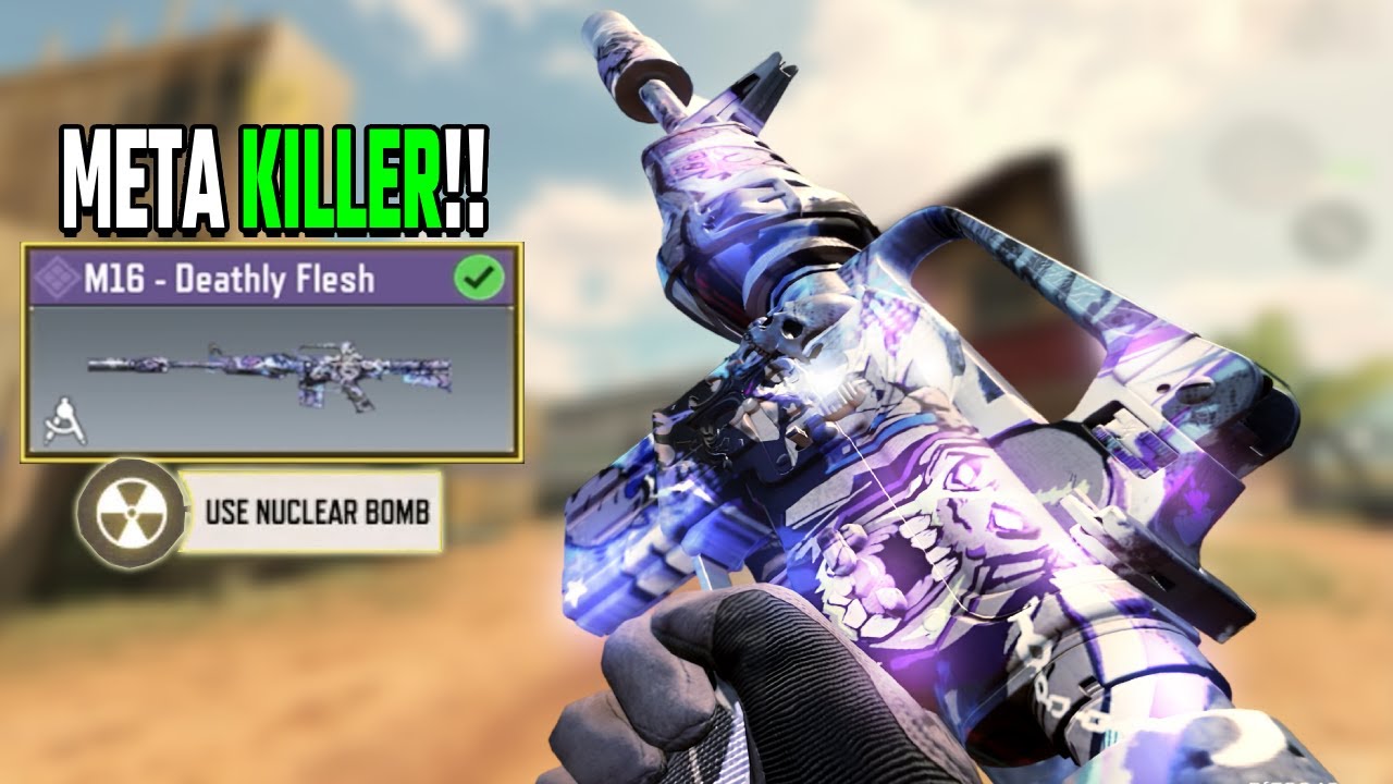 This M16 Loadout Give Easy Nuke!! M16 Attachments Are Meta in COD Mobile.