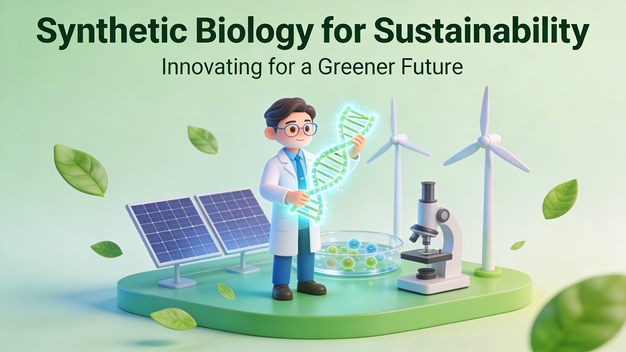 Synthetic Biology for Sustainability (14 Minutes)