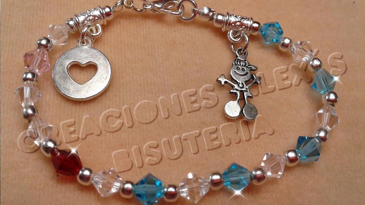 Bisuteria Pulsera GRACIAS Mamá / Regalo para mama ...................((39))