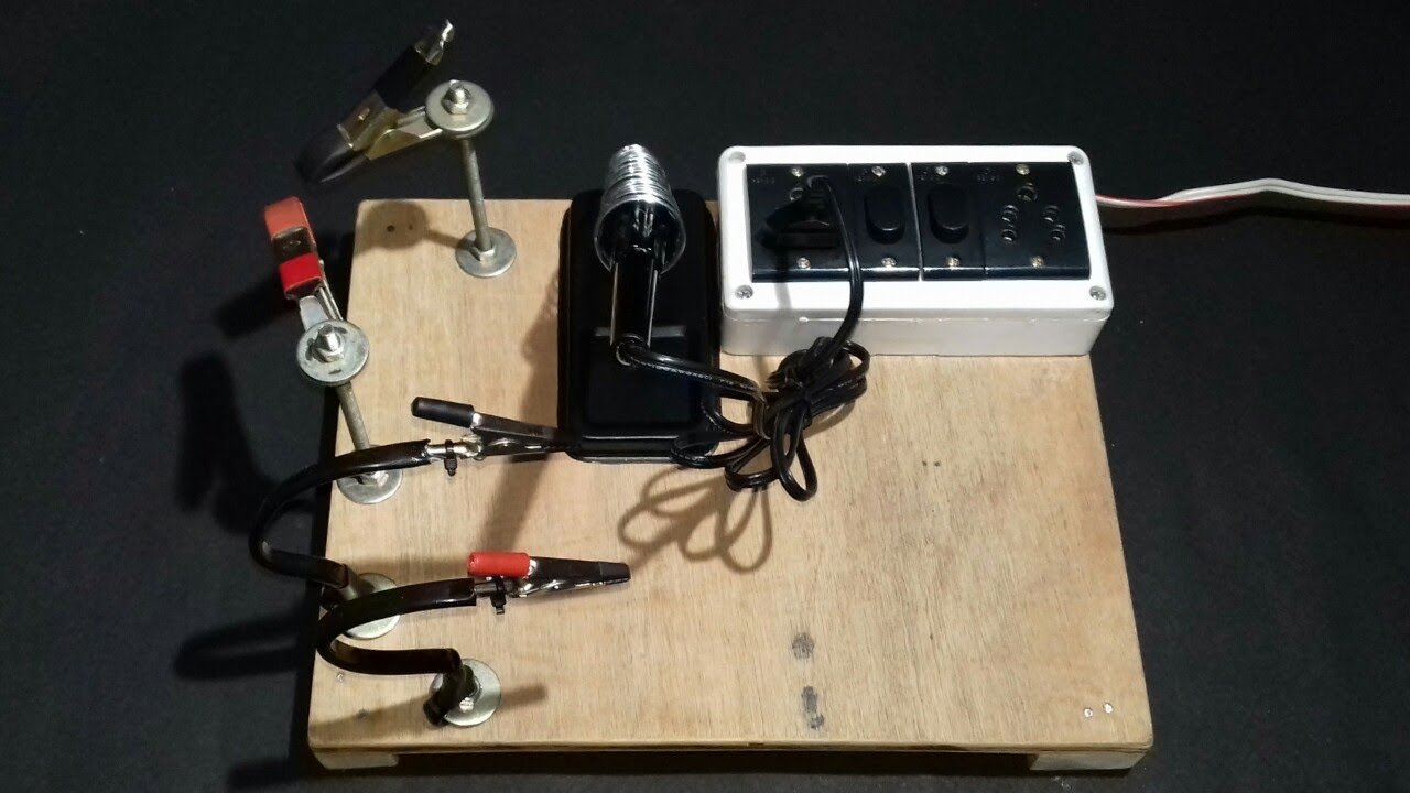 How To Make DIY Soldering Station At Home || Soldering Iron Stand