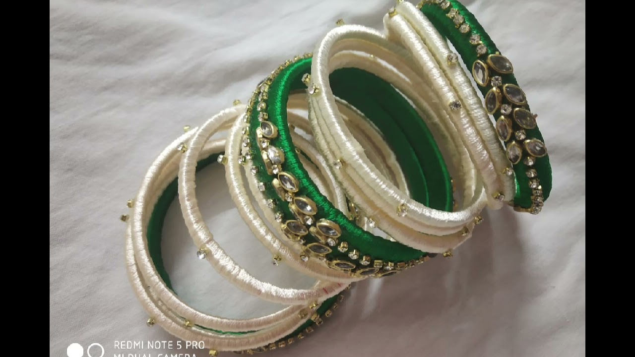 Customized silk thread Bangles 