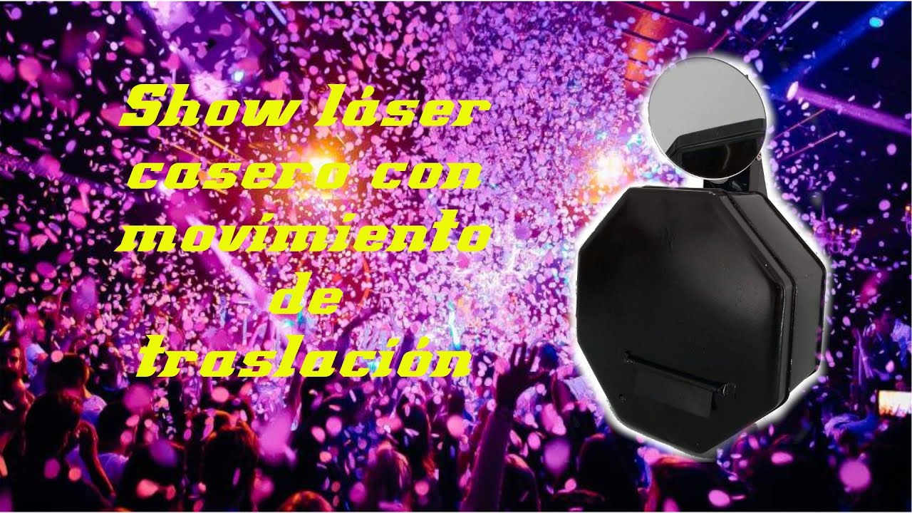 Luces disco caseras. show laser casero