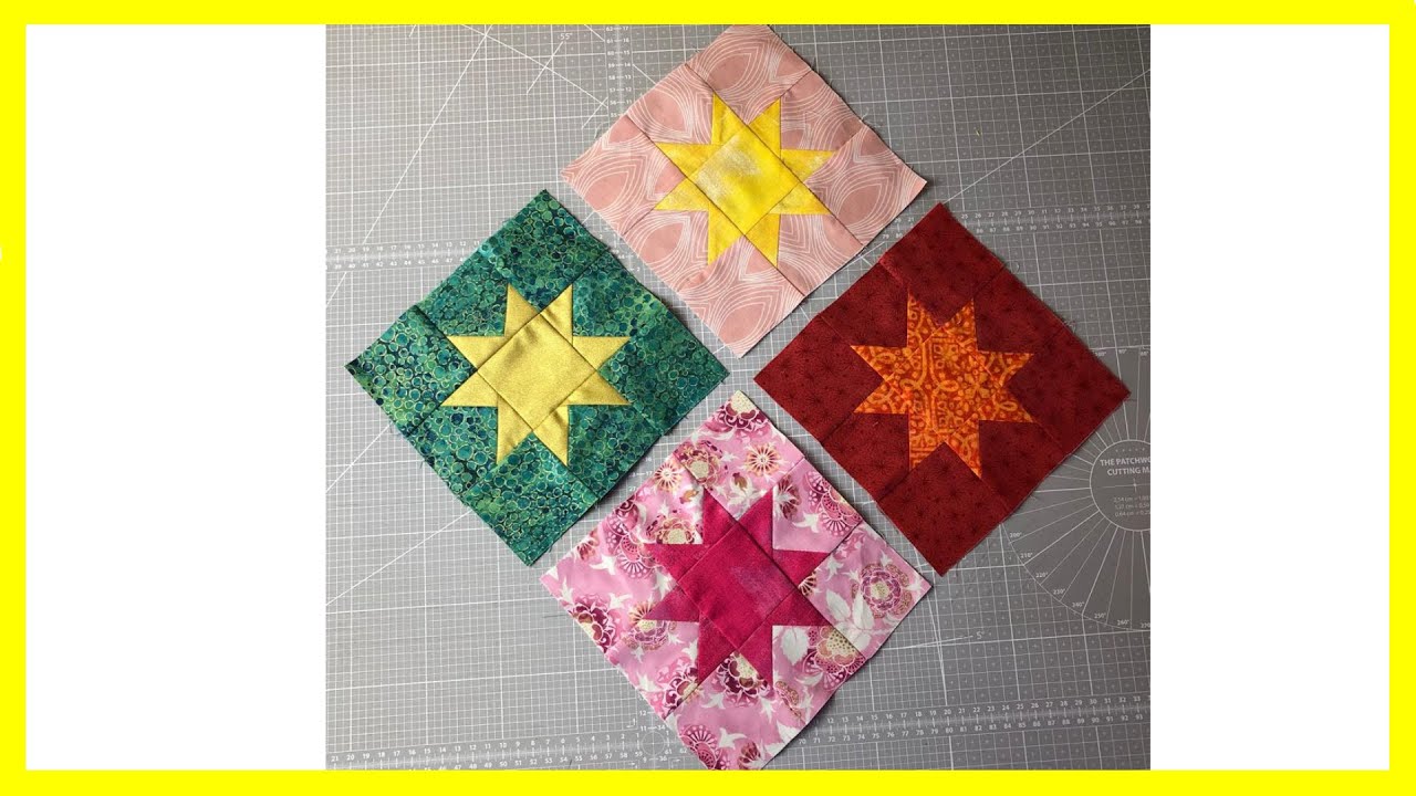 Patchwork-Stern ganz einfach selbst nähen // naehnika