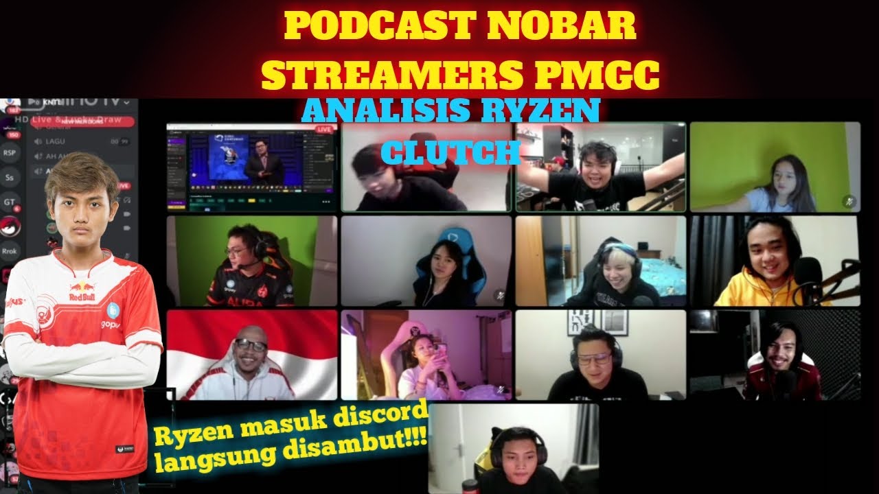 PODCAST NOBAR STREAMERS PMGC ANALISIS RYZEN CLUTCH | PMGC 2020