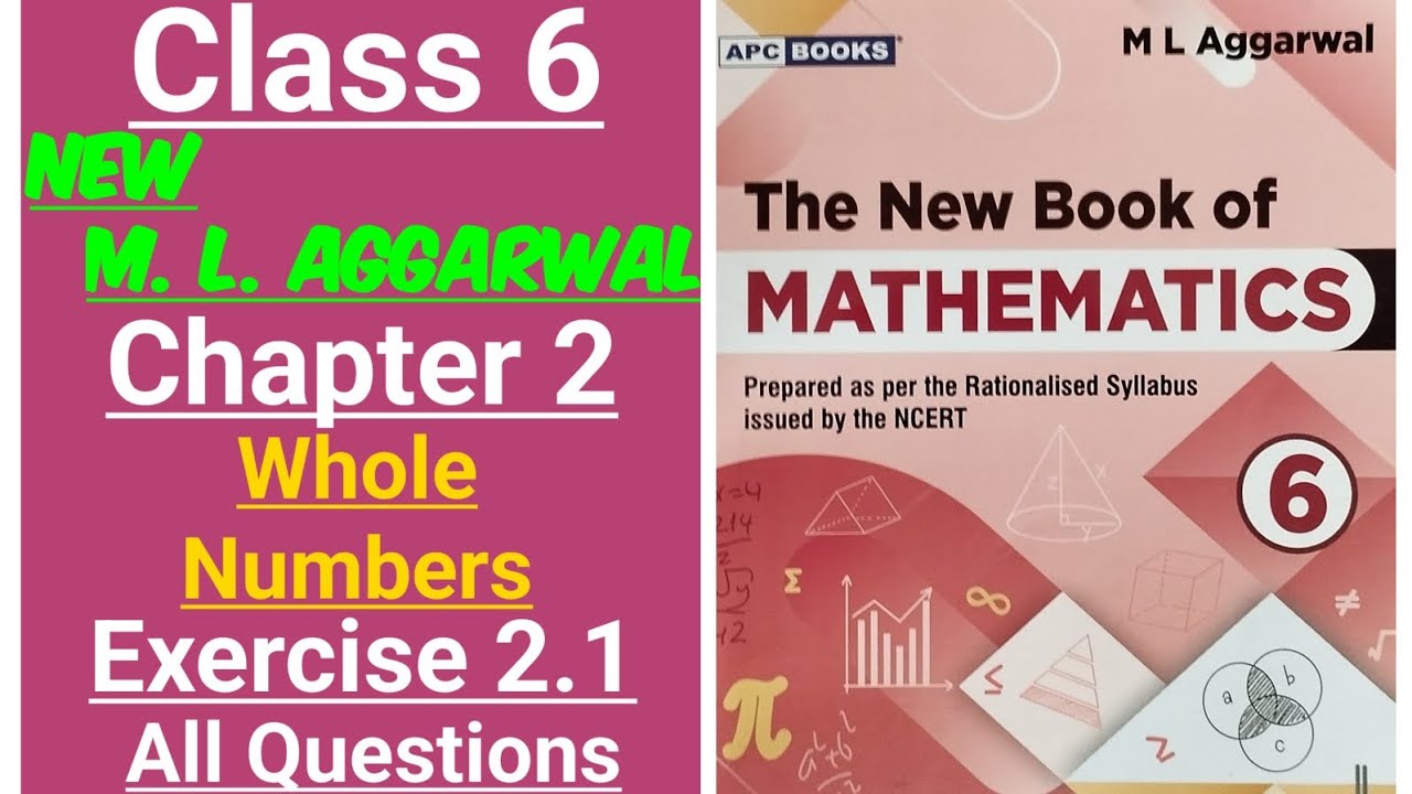 New ml aggarwal class 6 maths chapter 2 (whole numbers) exercise 2.1 all questions