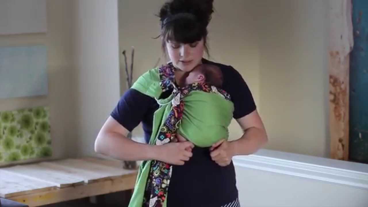How to wear your newborn in a Sewfunky Ring Sling