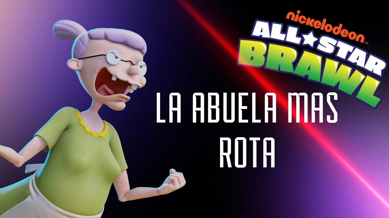 LA MEJOR COPIA SMAHS BROS Y LA ABUELA DEL TERROR | Nickelodeon all star brawl | Kito DZ
