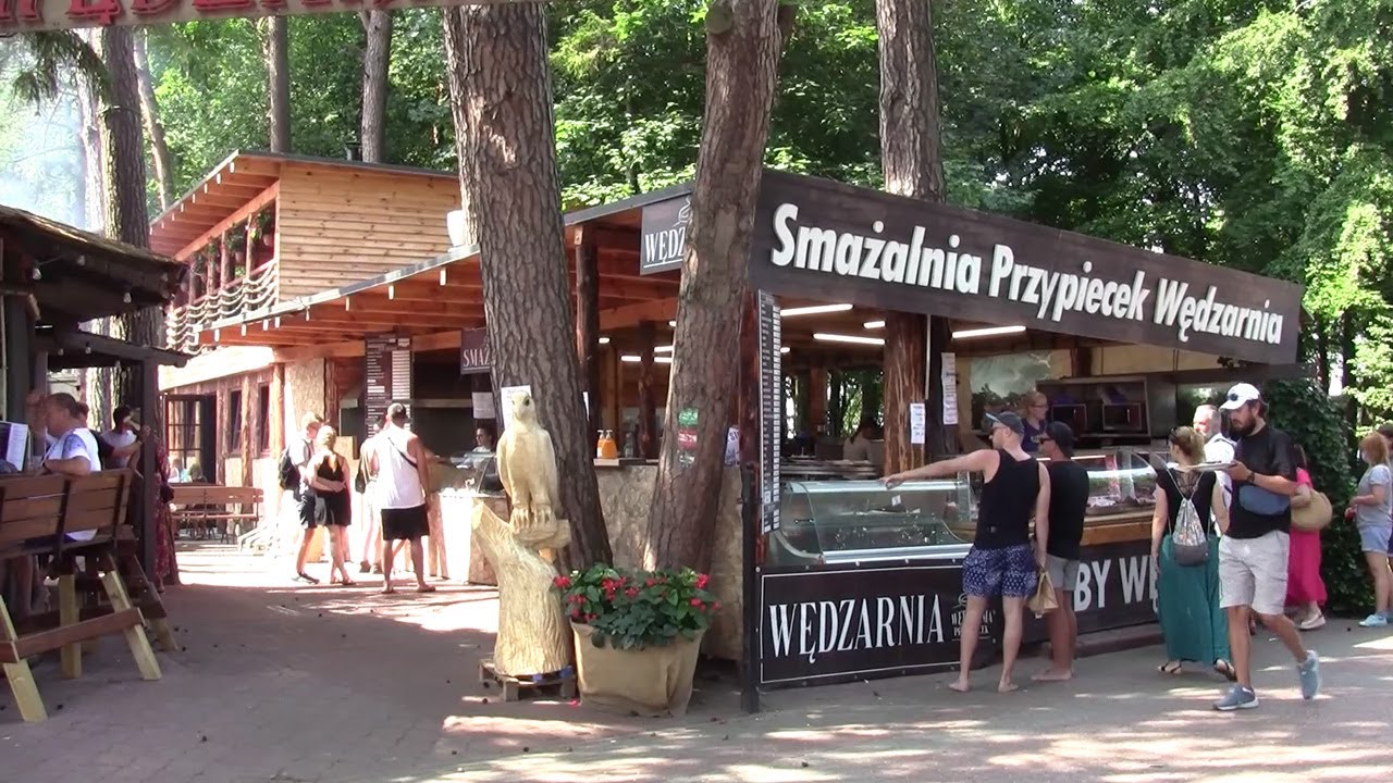 Jastrzębia G&oacute;ra deptak i plaża 18-07-2021