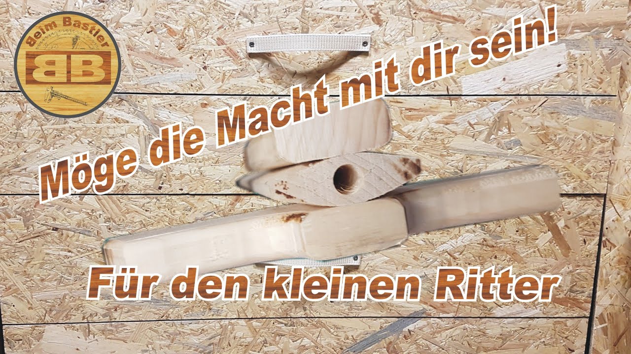 Holzschwert aus Paletten-Holz | f&uuml;r die kleinen Ritter | M&ouml;ge die Macht mit dir sein!