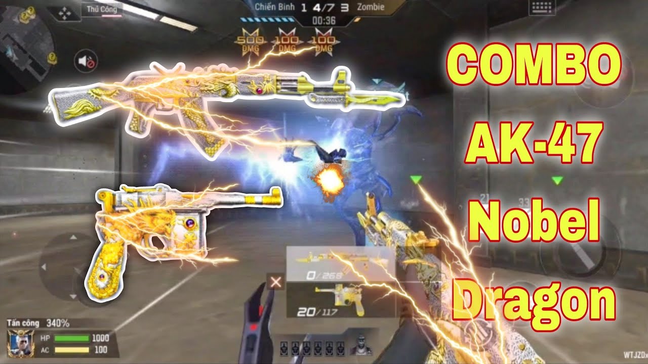 ​CF Mobile | AK-47 Noble Dragon Săn Zombie V4 Cực Đã