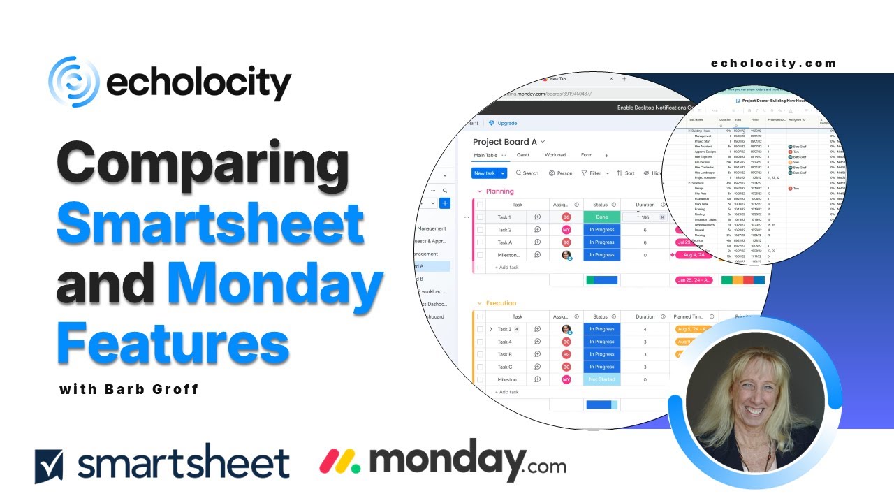 Comparing Smartsheet and Monday.com Features for Project Management | Echolocity