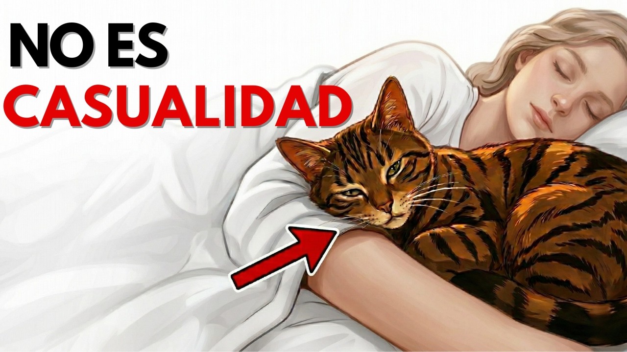 Si tu gato duerme pegado a ti, esto es lo que intenta decirte