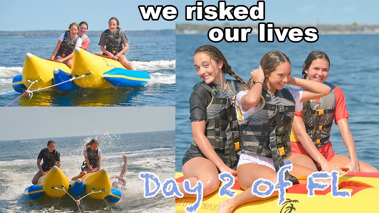 WE WENT BANANA BOATING IN THE OCEAN!? | Day 2 Maddy Taylor