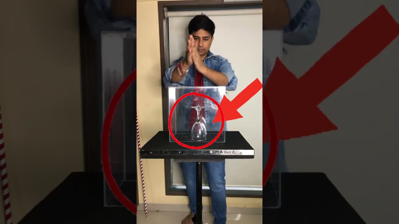 Breaking A Glass #shorts #magic #magician #youtubeshorts #illusion #shortsvideo #viralshorts