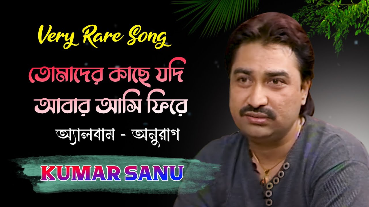 Sudhu Mone Rekho | Kumar Sanu | Album - Aanurag | Latest Bangla Gaan
