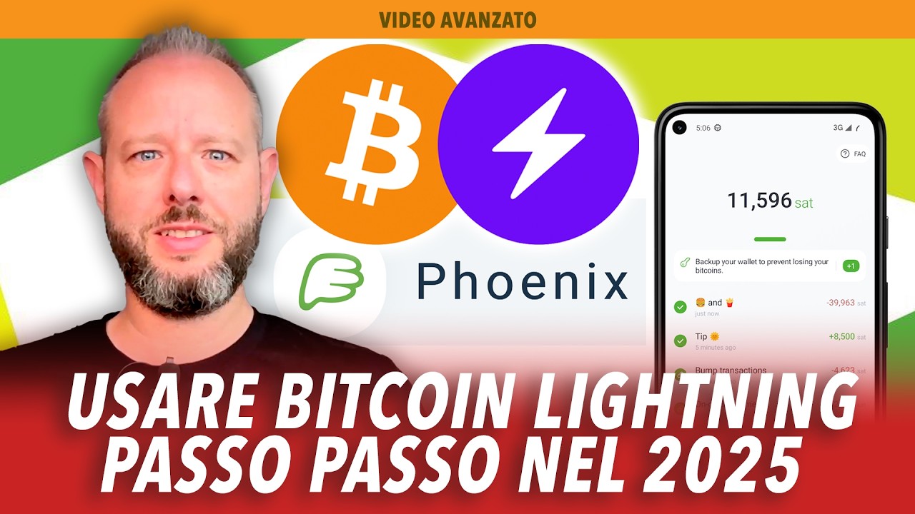 Usare Lightning Network Passo-Passo nel 2025: Tutorial Bitcoin Phoenix Wallet