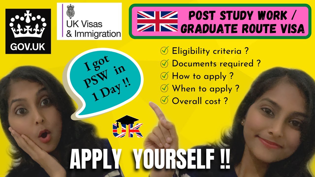 PSW/Graduate Route VISA UK | A big advantage for International Students | How to apply yourself ????