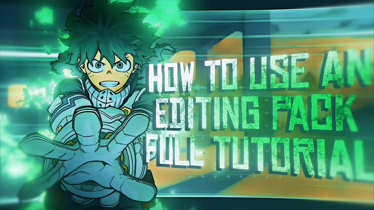 How To Use Alight Motion EDITING PACKS!