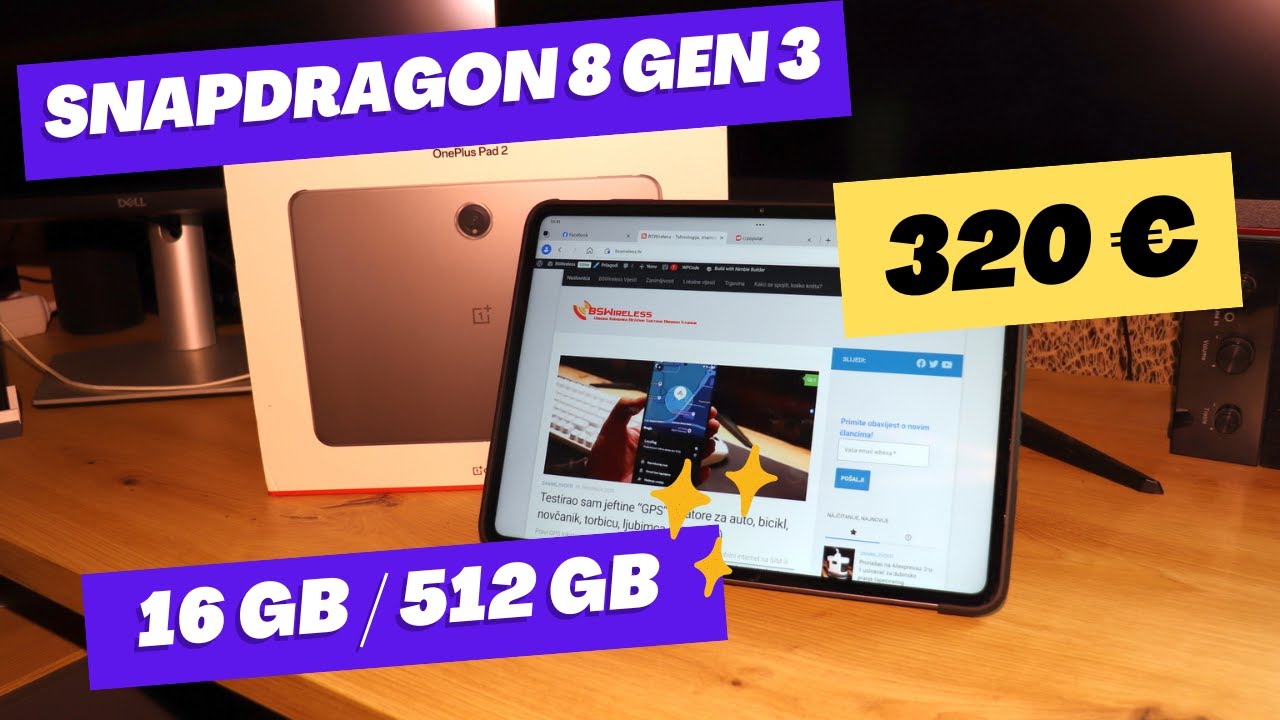 OnePlus Pad 2 sa 16GB RAM-a i 512GB ROM-a za 320€?! Najbolji tablet za te pare, bez konkurencije