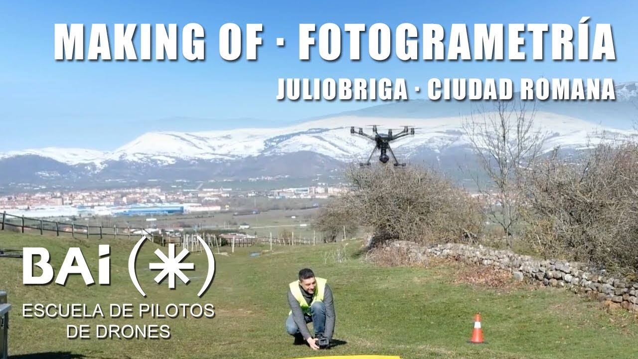 DRONES: Making Of de la Fotogrametr&iacute;a realizada en Juli&oacute;briga por BAI Escuela de Pilotos de Drones.