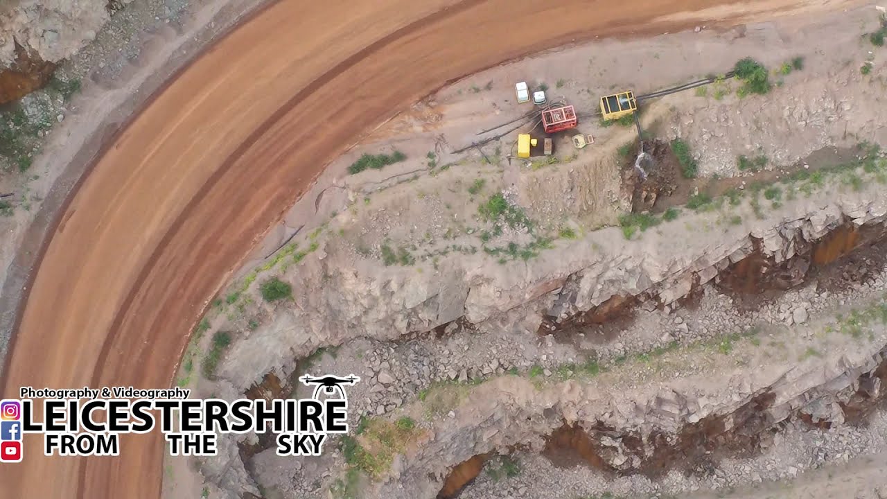Mountsorrel Quarry and Swithland Viaduct Train Crossing