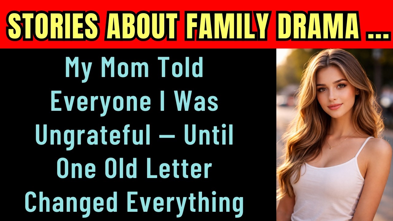 My Mom Told Everyone I Was Ungrateful — Until One Old Letter Changed Everything