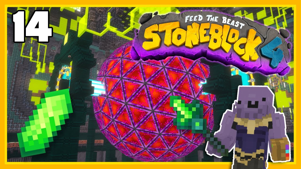 Stoneblock 4 Minecraft Modpack EP 14 | Ядро драконьей энергии 8 уровня и автоматизация временной ...
