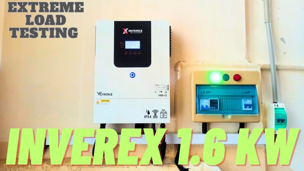 Extreme Load testing 🔥🔥🔥Inverex veryon II 1.6kw Installatiion with Longi Himo x7 610 w in Karachi 