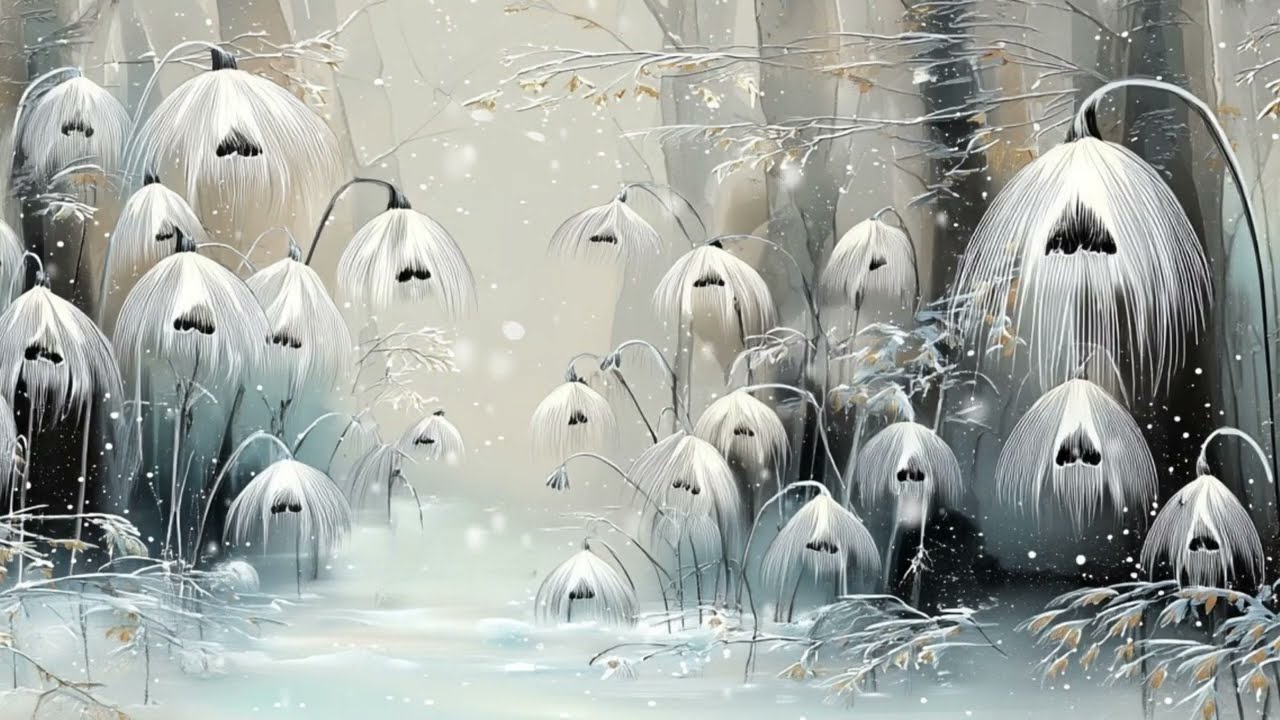 Snow Flowers of The Northern Woods - Ethereal Crystal Bloom Ambience (1 hour)