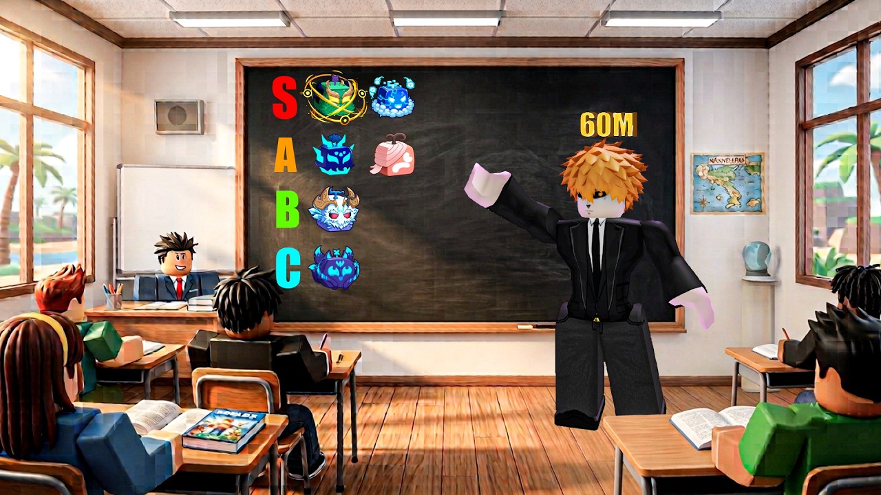 TIERLIST ACTUALIZADA Y EXPLICADA POR UN 60M | Blox fruits 2026