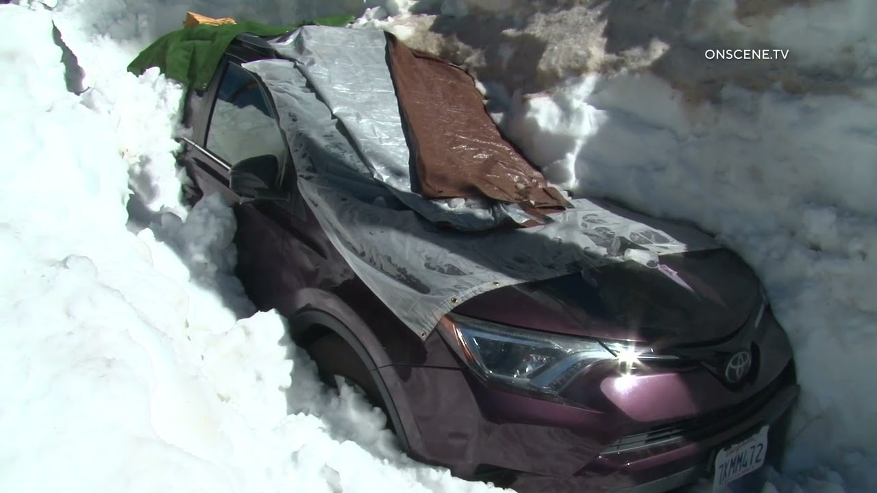 Community Helps Shovel Snow To Prepare For New Storm | San Bernardino