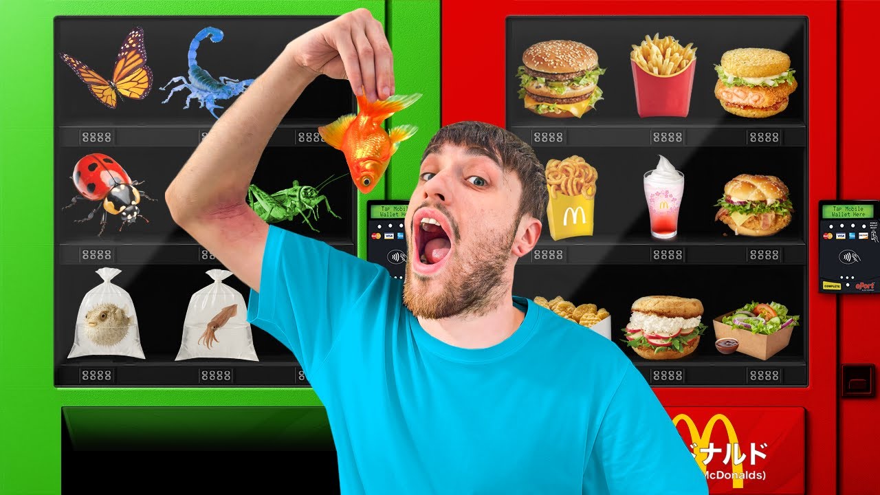 I Tried Every CRAZY Vending Machine In Tokyo, Japan 🇯🇵