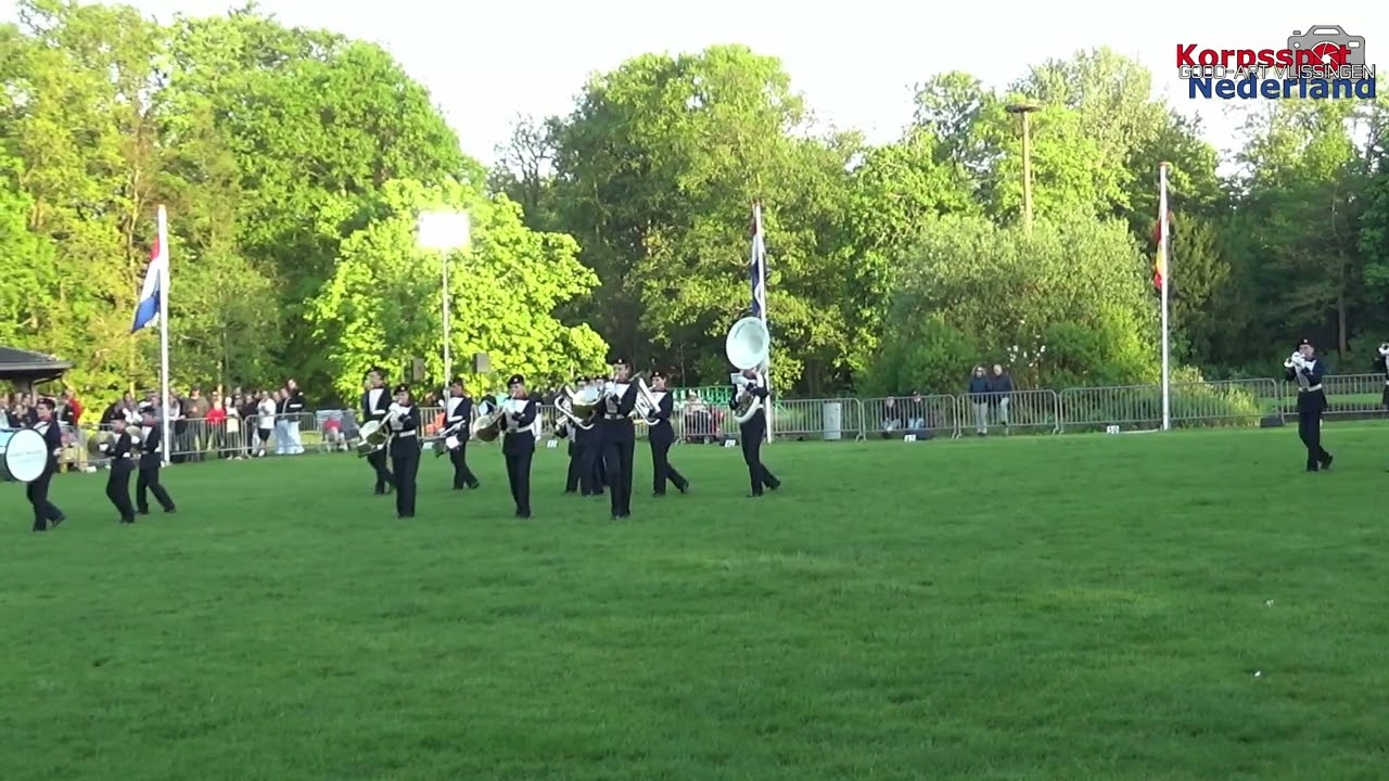 Jeugdband Adest Musica tijdens Taptoe Sassenheim 2023